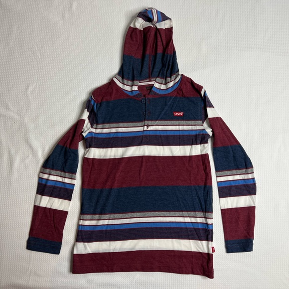 Boys Levi’s Long Sleeve Tee With Hood - Picture 1 of 2